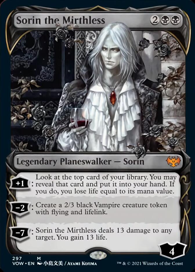 Sorin the Mirthless (Showcase Fang Frame) [Innistrad: Crimson Vow] | Game Haven TX