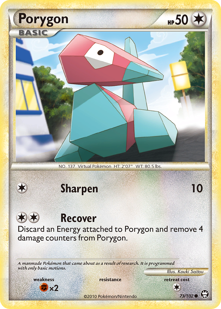 Porygon (73/102) [HeartGold & SoulSilver: Triumphant] | Game Haven TX