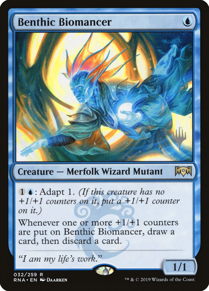 Benthic Biomancer [Ravnica Allegiance Promos] | Game Haven TX