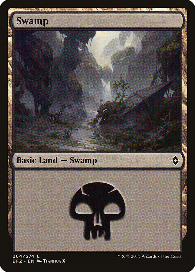 Swamp [Battle for Zendikar] | Game Haven TX