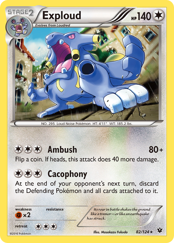Exploud (82/124) [XY: Fates Collide] | Game Haven TX