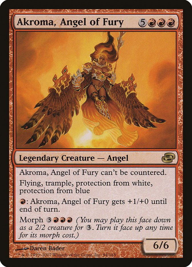 Akroma, Angel of Fury [Planar Chaos] | Game Haven TX