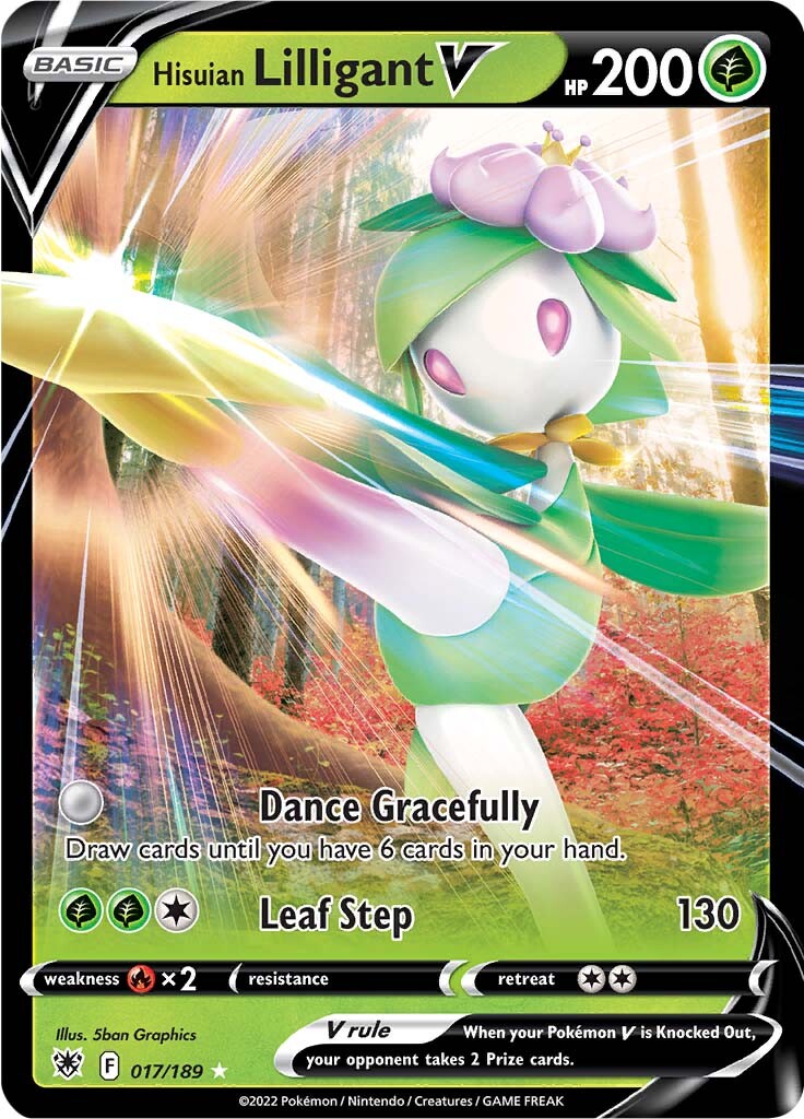 Hisuian Lilligant V (017/189) [Sword & Shield: Astral Radiance] | Game Haven TX