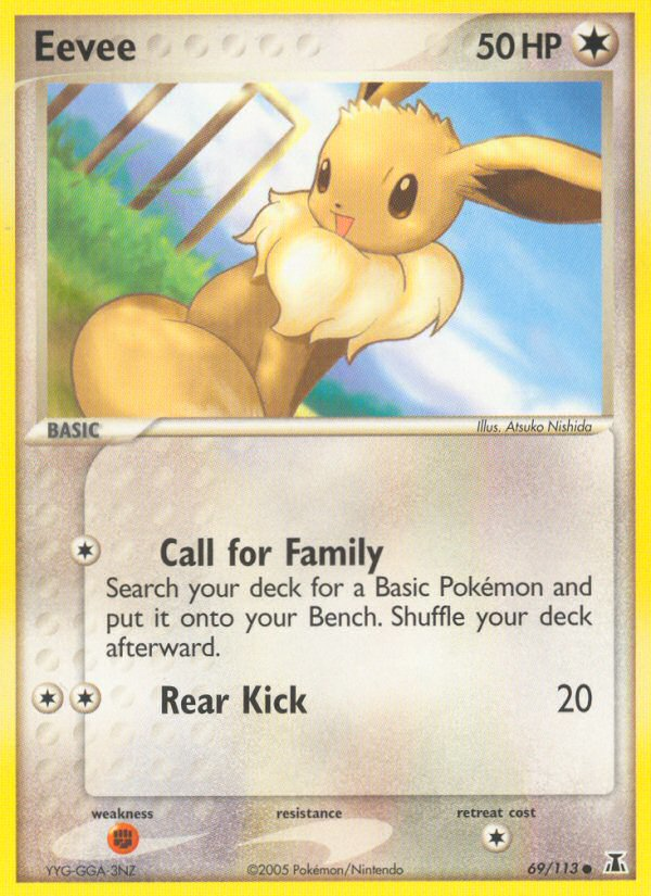 Eevee (69/113) [EX: Delta Species] | Game Haven TX