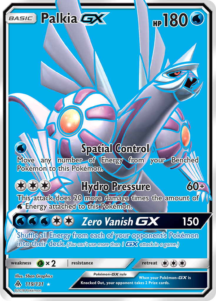 Palkia GX (119/131) [Sun & Moon: Forbidden Light] | Game Haven TX