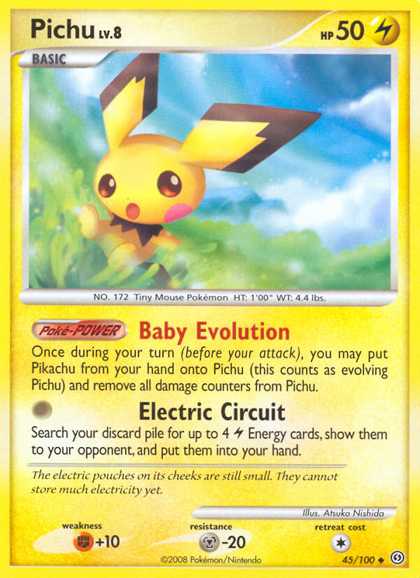 Pichu (45/100) [Diamond & Pearl: Stormfront] | Game Haven TX
