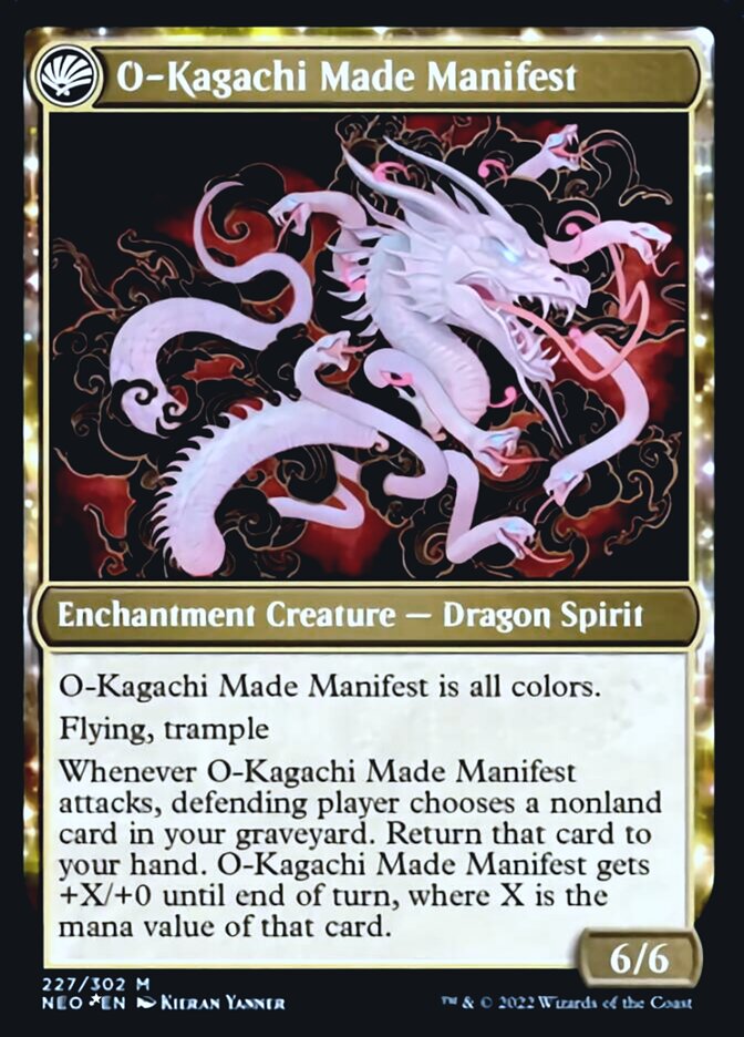 The Kami War // O-Kagachi Made Manifest [Kamigawa: Neon Dynasty Prerelease Promos] | Game Haven TX