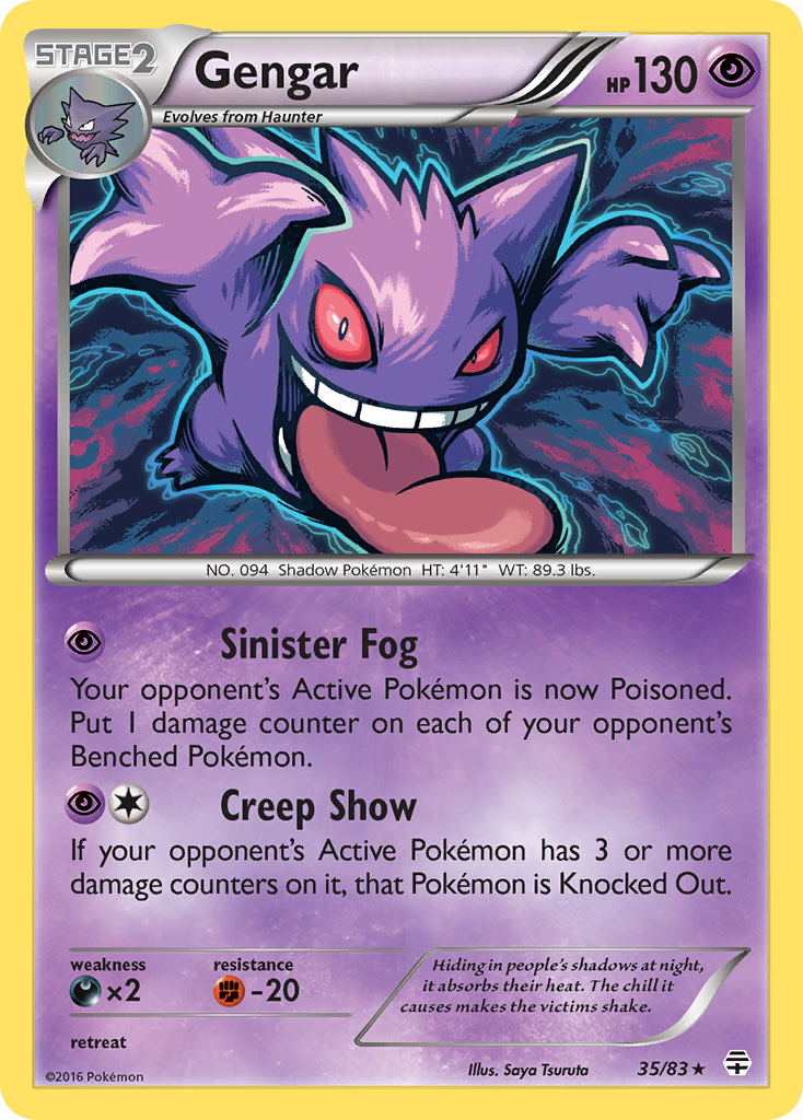 Gengar (35/83) [XY: Generations] | Game Haven TX