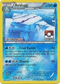 Avalugg (31/106) (League Promo 3rd Place) [XY: Flashfire] | Game Haven TX