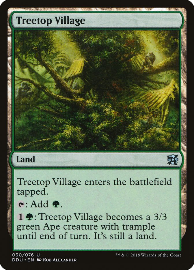 Treetop Village [Duel Decks: Elves vs. Inventors] | Game Haven TX