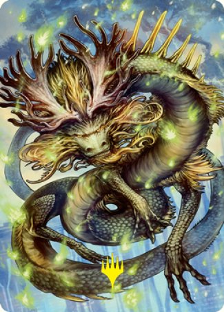 Kura, the Boundless Sky Art Card (Gold-Stamped Signature) [Kamigawa: Neon Dynasty Art Series] | Game Haven TX
