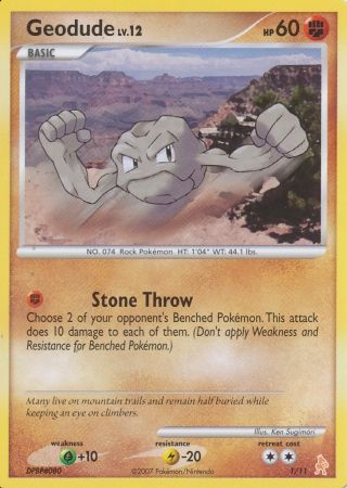 Geodude (1/11) [Diamond & Pearl: Trainer Kit - Lucario] | Game Haven TX
