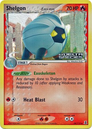 Shelgon (54/113) (Delta Species) (Stamped) [EX: Delta Species] | Game Haven TX