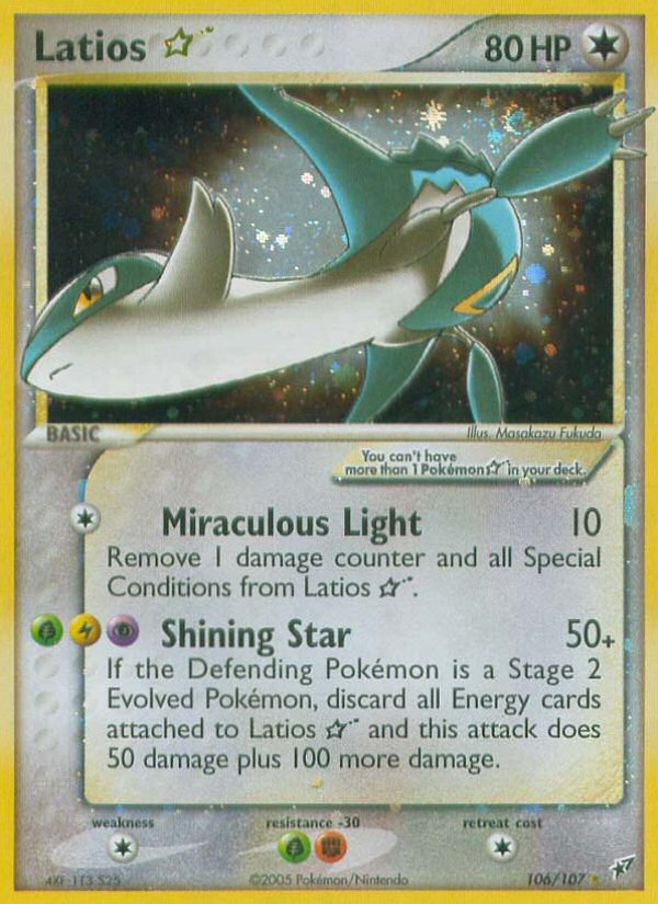 Latios Star (106/107) [EX: Deoxys] | Game Haven TX