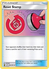 Reset Stamp (206a/236) [Alternate Art Promos] | Game Haven TX