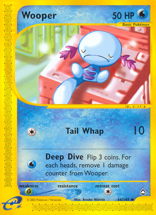 Wooper (66/147) [Aquapolis] | Game Haven TX