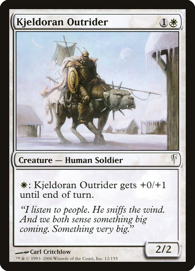 Kjeldoran Outrider [Coldsnap] | Game Haven TX