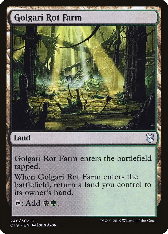 Golgari Rot Farm [Commander 2019] | Game Haven TX