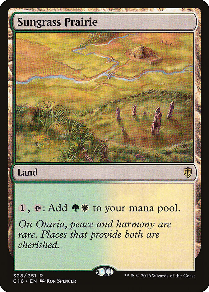 Sungrass Prairie [Commander 2016] | Game Haven TX