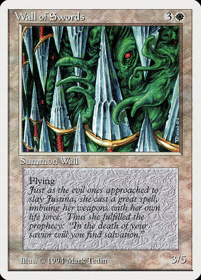 Wall of Swords [Summer Magic / Edgar] | Game Haven TX