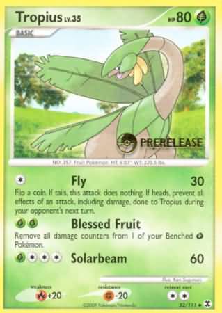 Tropius (52/111) (Prerelease Promo) [Nintendo: Black Star Promos] | Game Haven TX