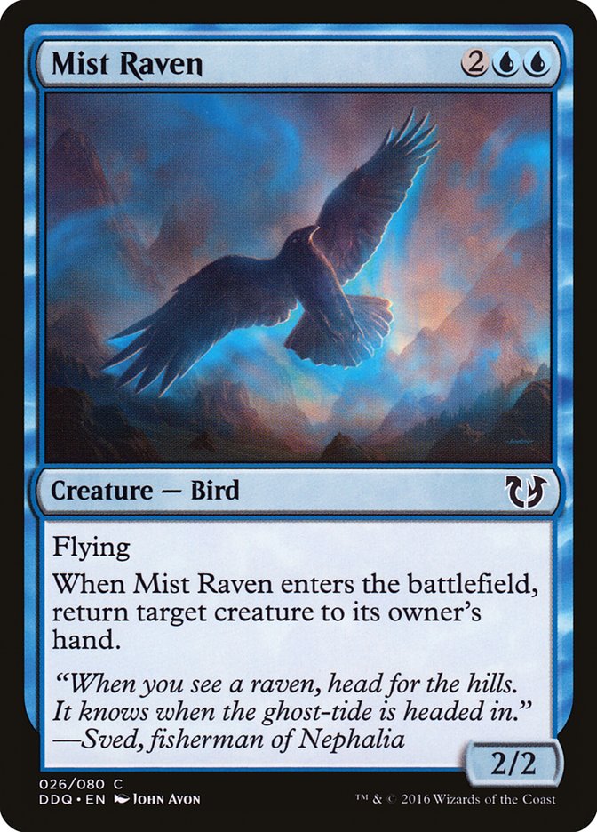 Mist Raven [Duel Decks: Blessed vs. Cursed] | Game Haven TX