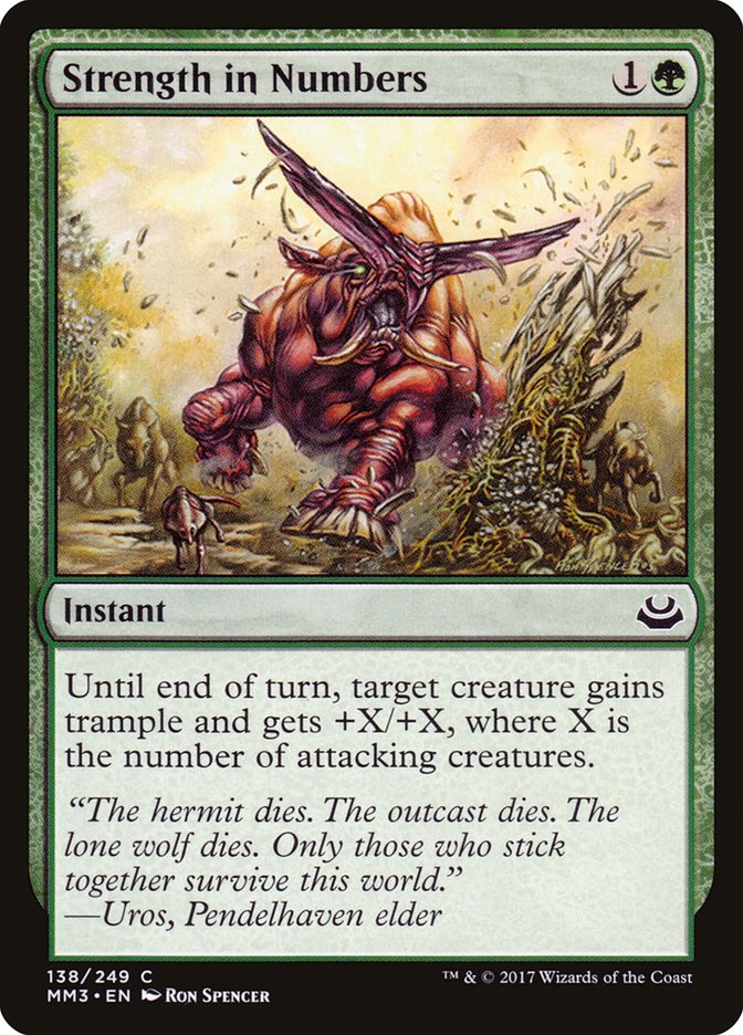 Strength in Numbers [Modern Masters 2017] | Game Haven TX