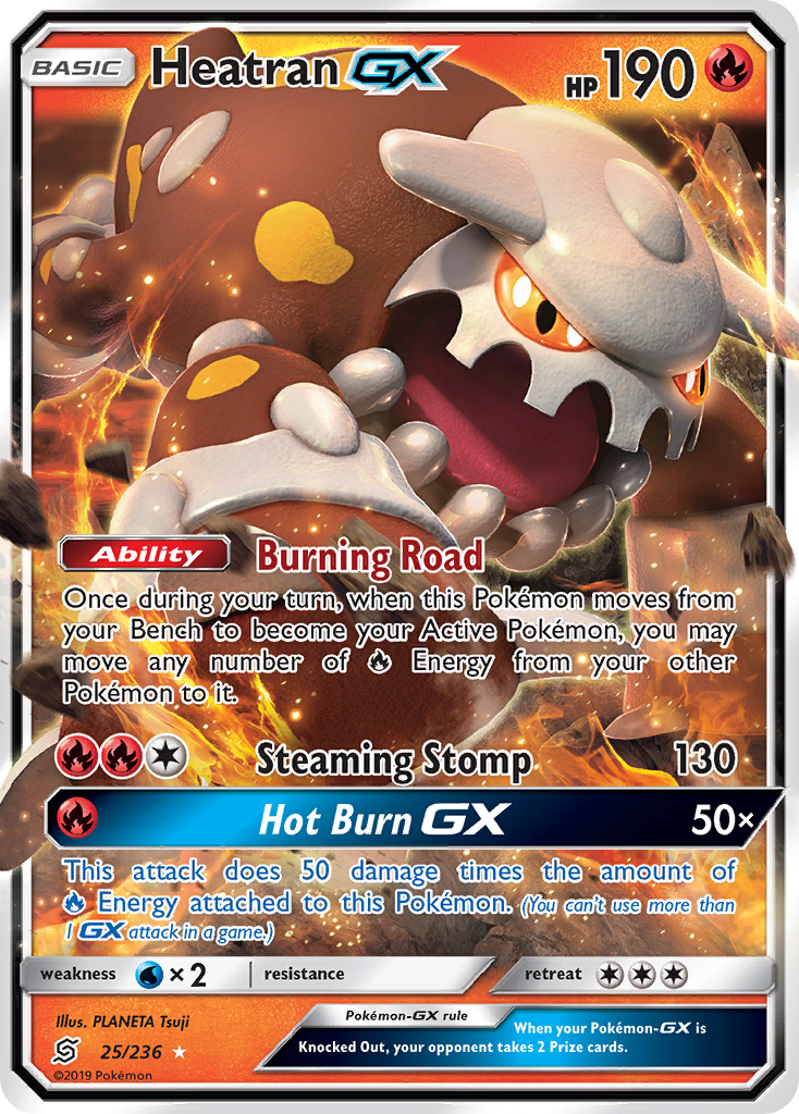 Heatran GX (25/236) [Sun & Moon: Unified Minds] | Game Haven TX