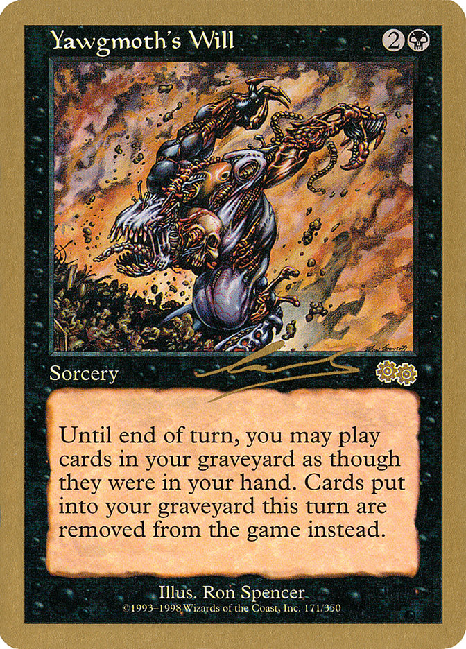 Yawgmoth's Will (Nicolas Labarre) [World Championship Decks 2000] | Game Haven TX