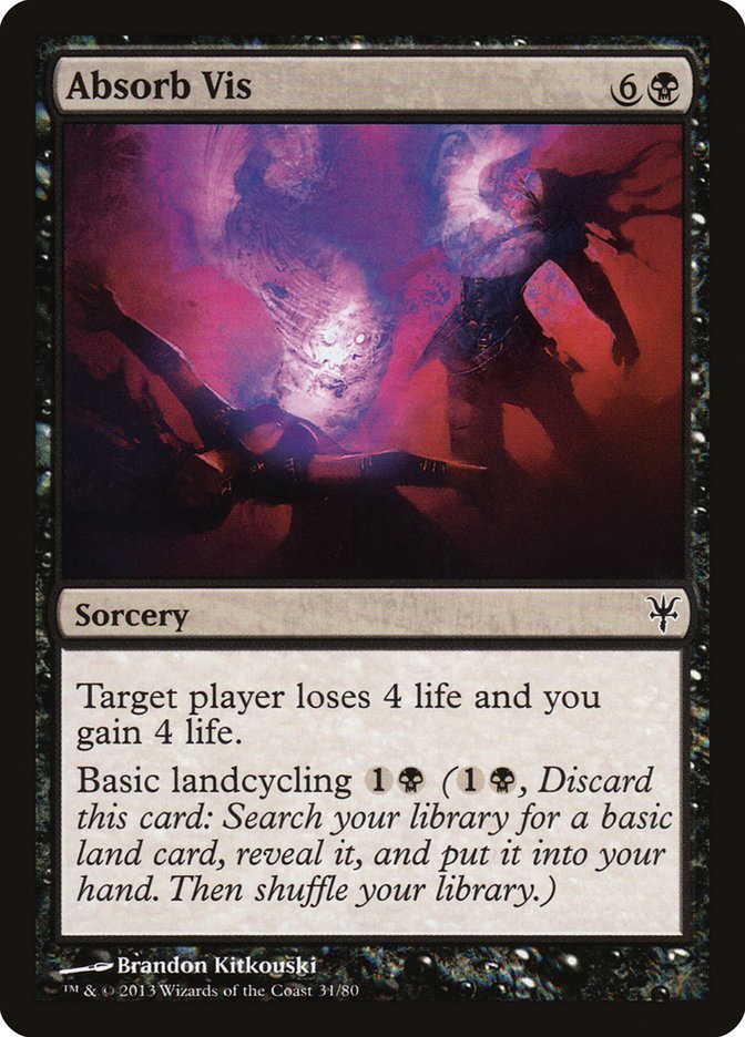 Absorb Vis [Duel Decks: Sorin vs. Tibalt] | Game Haven TX