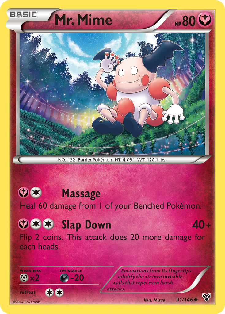 Mr. Mime (91/146) [XY: Base Set] | Game Haven TX