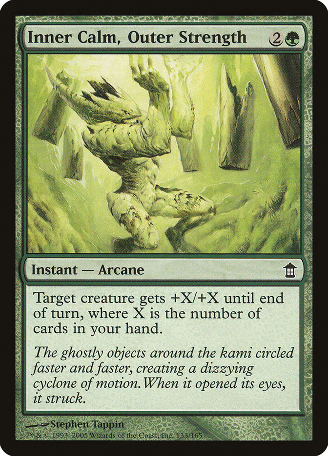 Inner Calm, Outer Strength [Saviors of Kamigawa] | Game Haven TX