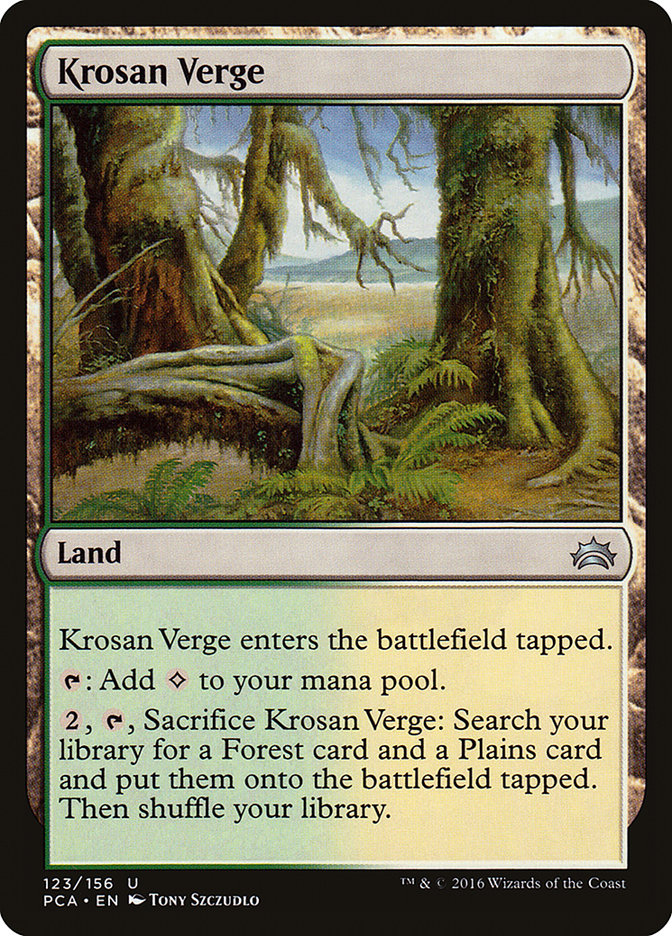 Krosan Verge [Planechase Anthology] | Game Haven TX