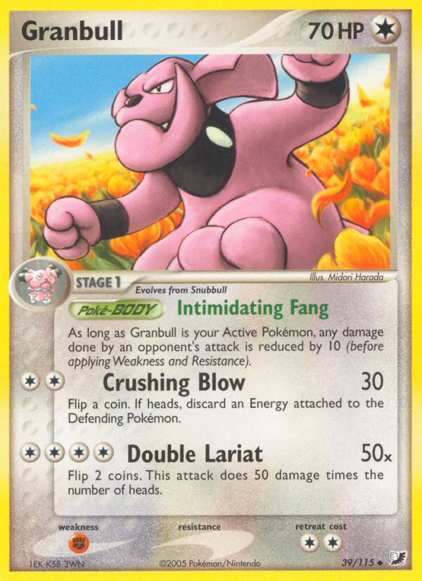 Granbull (39/115) [EX: Unseen Forces] | Game Haven TX
