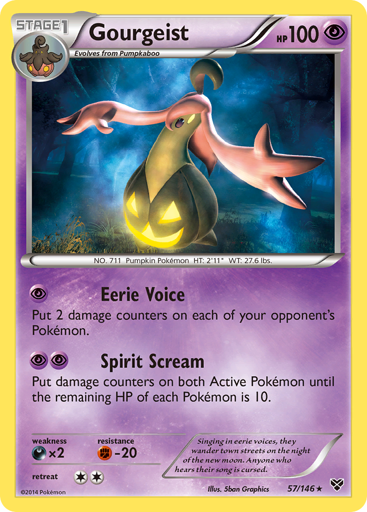 Gourgeist (57/146) [XY: Base Set] | Game Haven TX