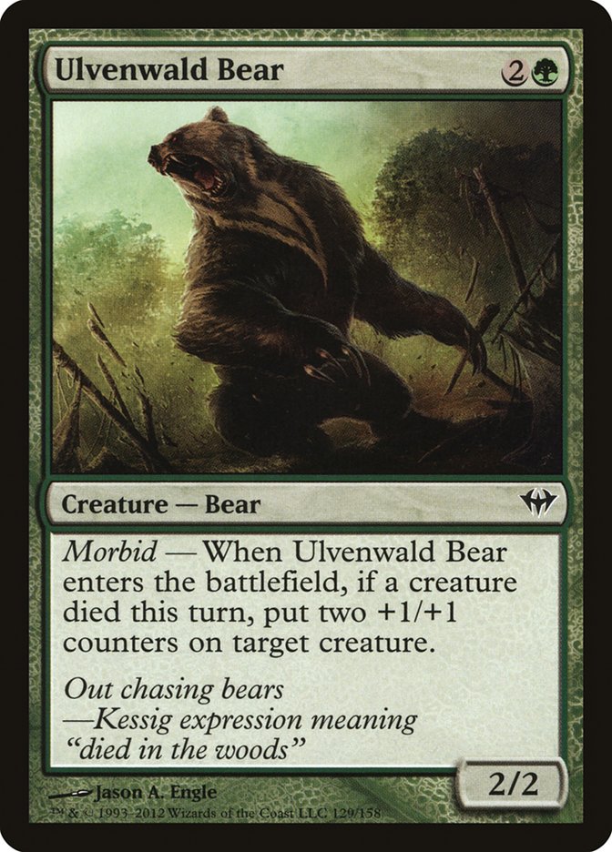 Ulvenwald Bear [Dark Ascension] | Game Haven TX