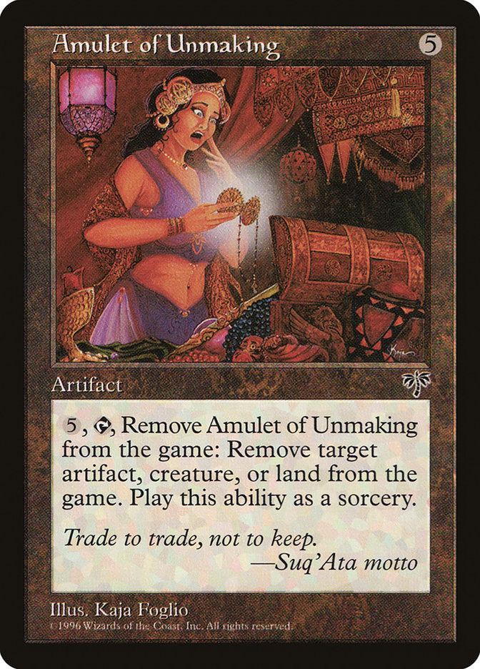 Amulet of Unmaking [Mirage] | Game Haven TX