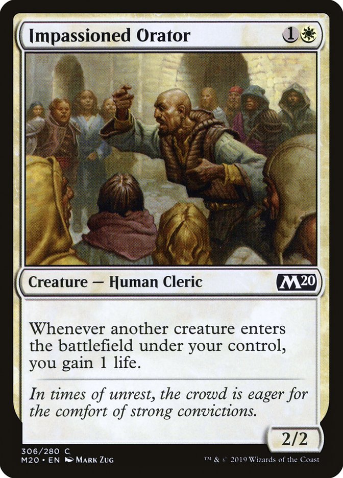 Impassioned Orator [Core Set 2020] | Game Haven TX