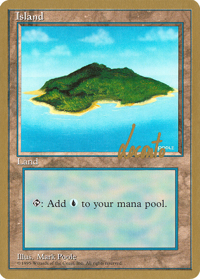 Island (ml367) (Michael Loconto) [Pro Tour Collector Set] | Game Haven TX
