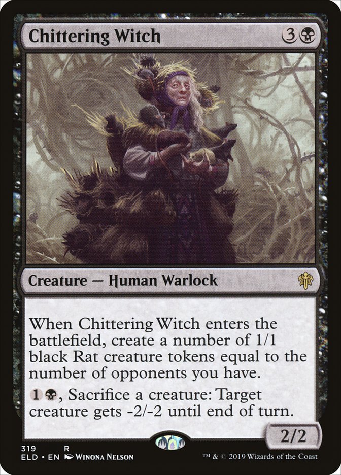 Chittering Witch [Throne of Eldraine] | Game Haven TX