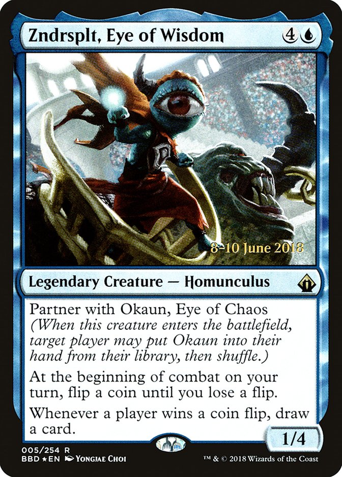 Zndrsplt, Eye of Wisdom [Battlebond Promos] | Game Haven TX