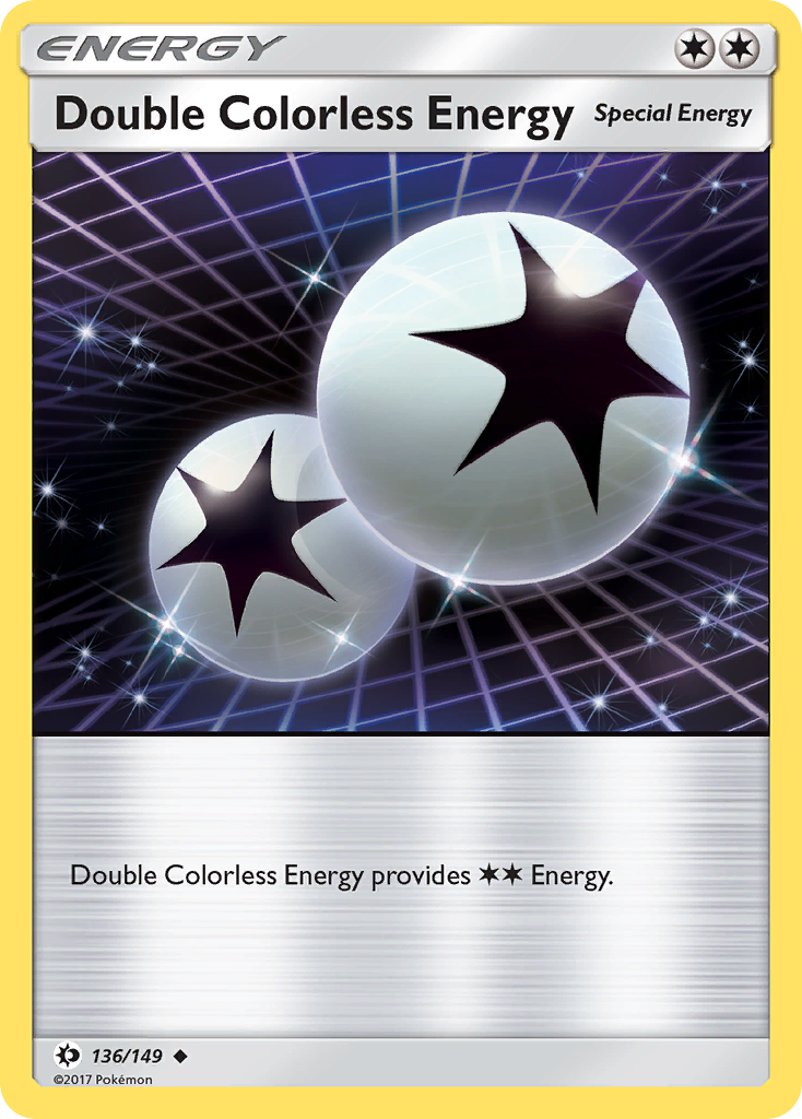 Double Colorless Energy (136/149) [Sun & Moon: Base Set] | Game Haven TX
