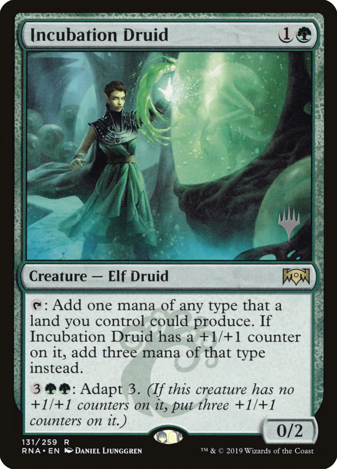 Incubation Druid [Ravnica Allegiance Promos] | Game Haven TX