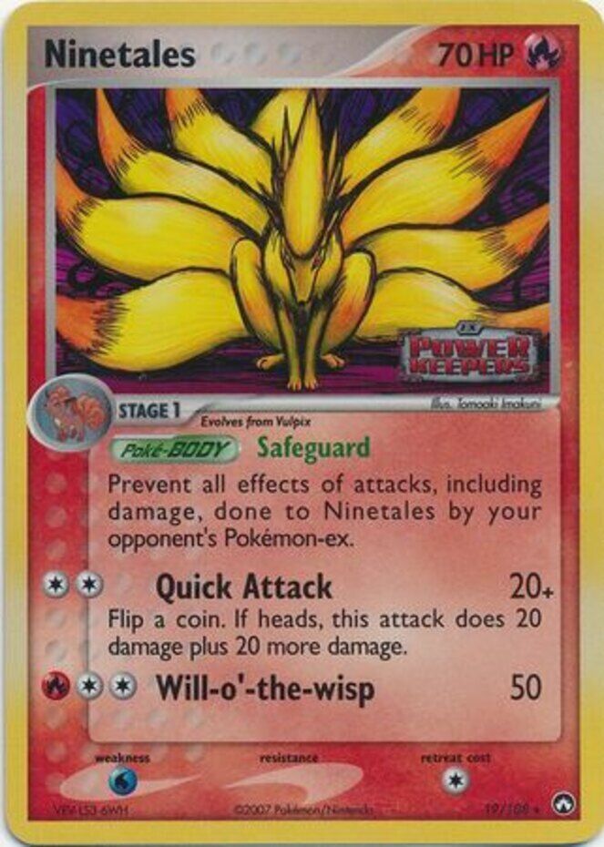 Ninetales (19/108) (Stamped) [EX: Power Keepers] | Game Haven TX
