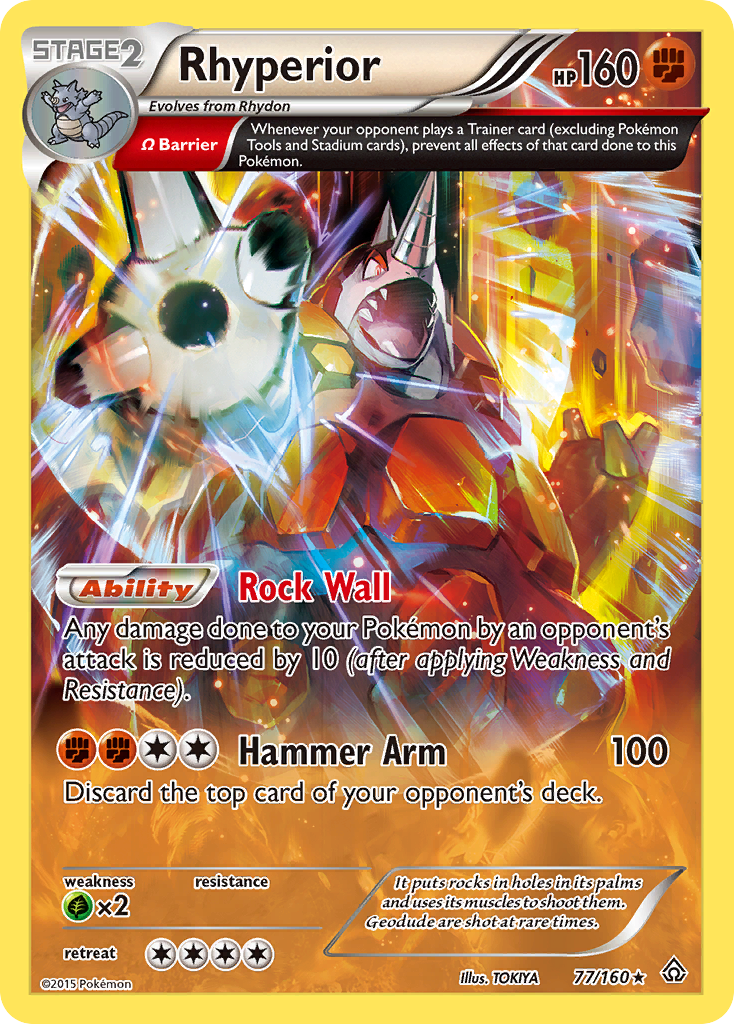 Rhyperior (77/160) [XY: Primal Clash] | Game Haven TX