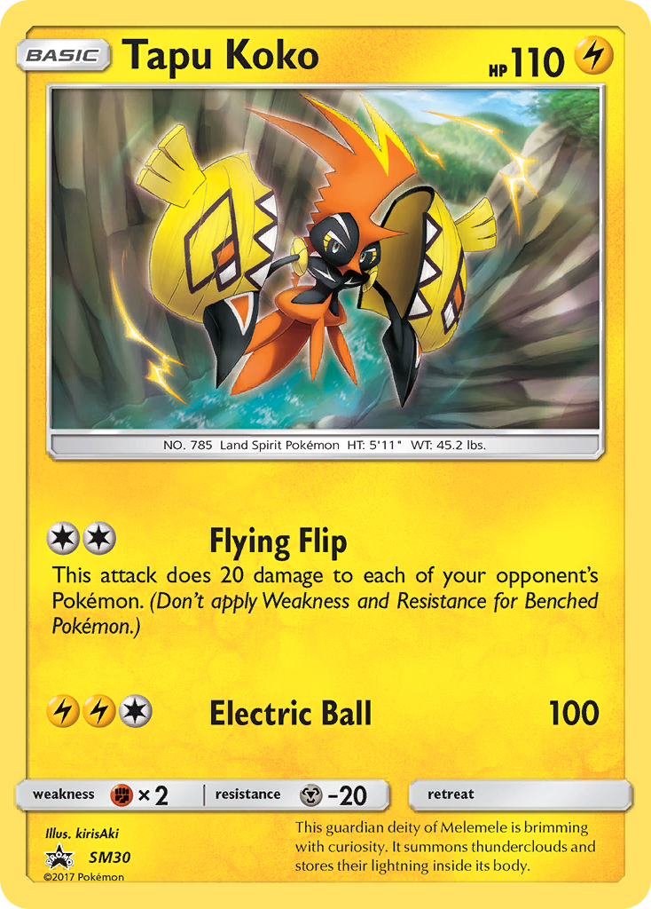 Tapu Koko (SM30) [Sun & Moon: Black Star Promos] | Game Haven TX