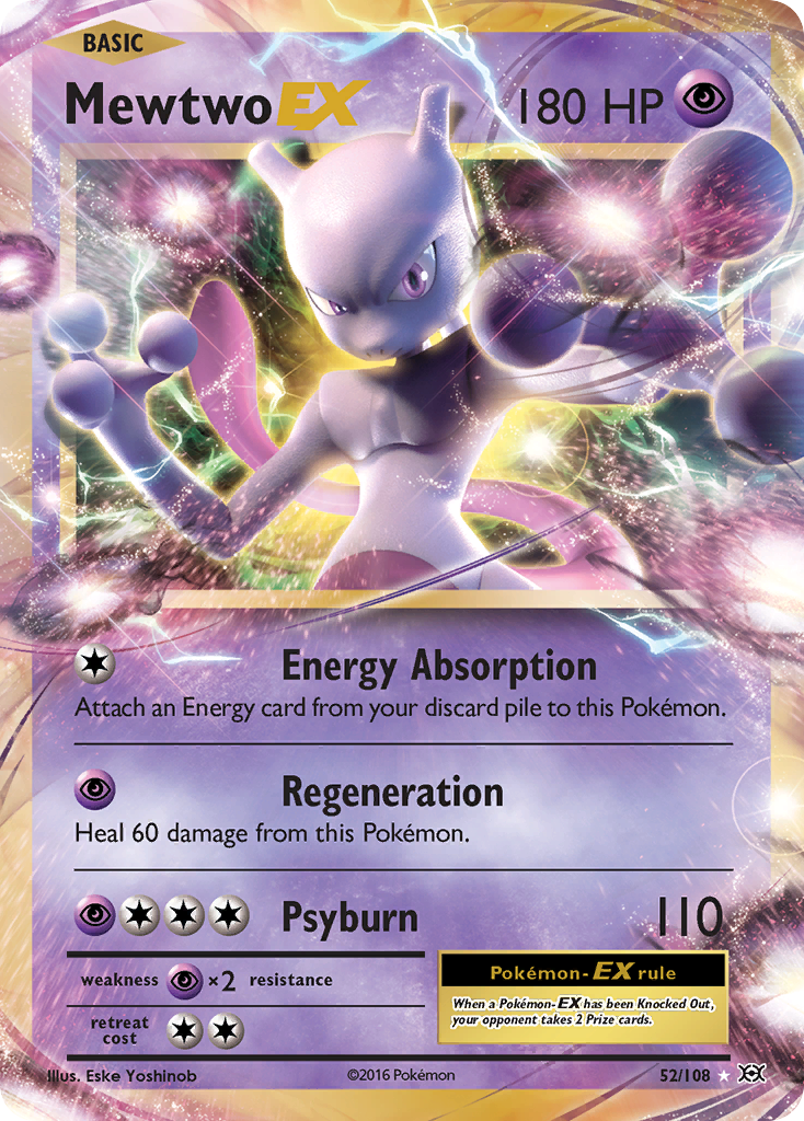 Mewtwo EX (52/108) [XY: Evolutions] | Game Haven TX