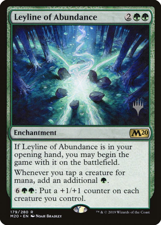 Leyline of Abundance [Core Set 2020 Promos] | Game Haven TX