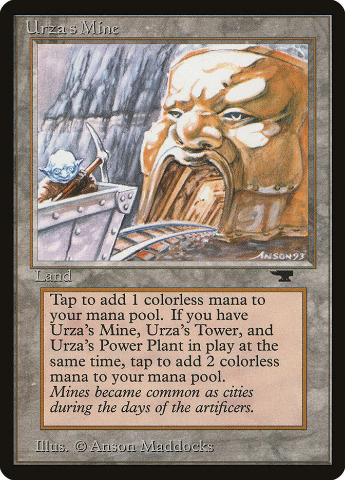 Urza's Mine (Mine Cart Entering Mouth) [Antiquities] | Game Haven TX