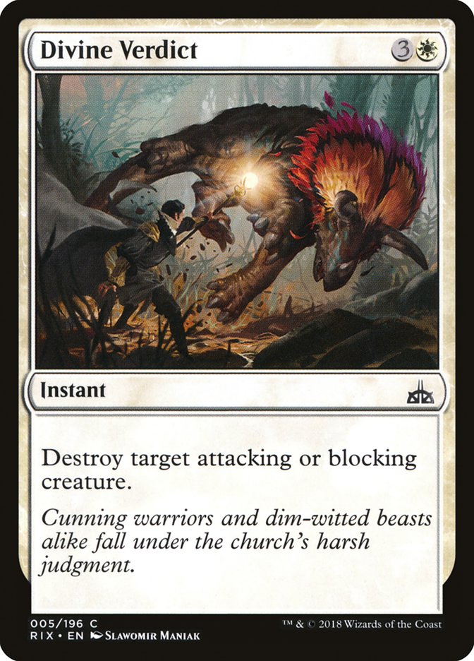 Divine Verdict [Rivals of Ixalan] | Game Haven TX